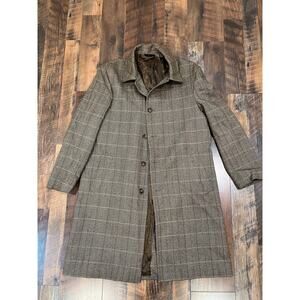 Brook Brothers x Loro Piana - Wool Town Coat / size 42L / Brown